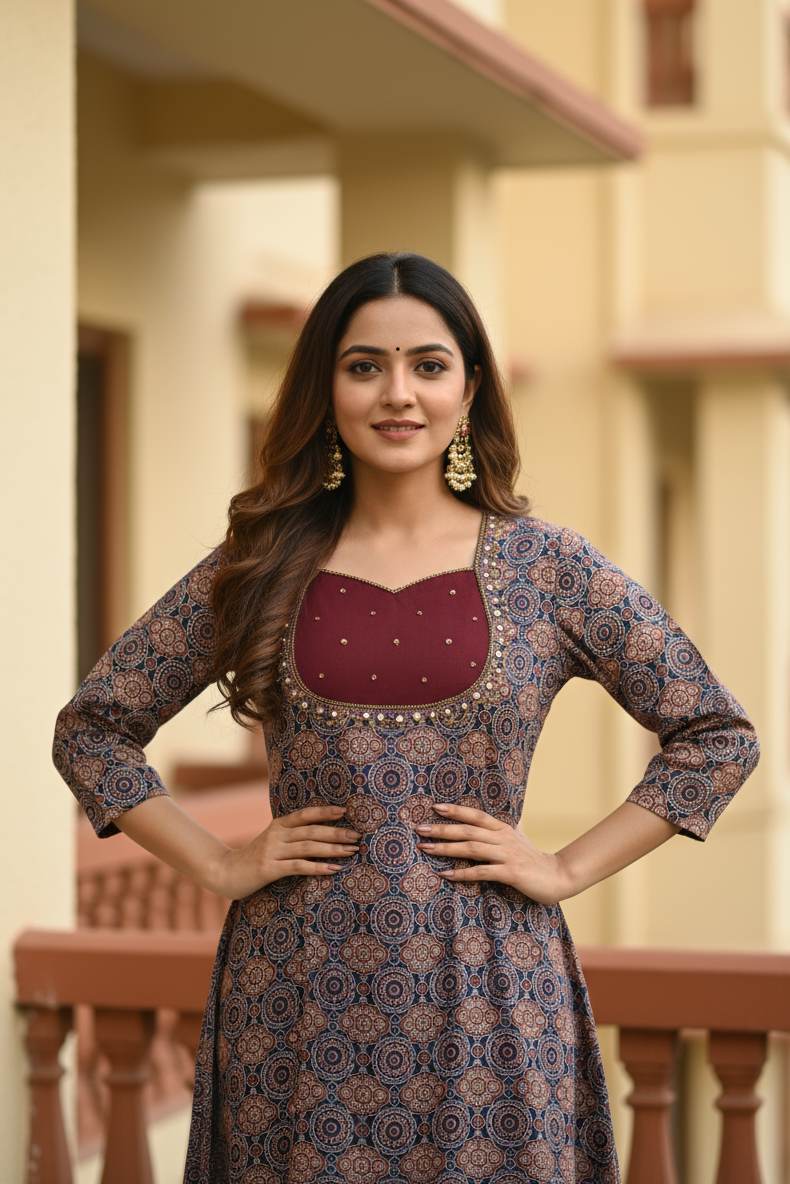 Ethnic Wear Kurti (IB095)