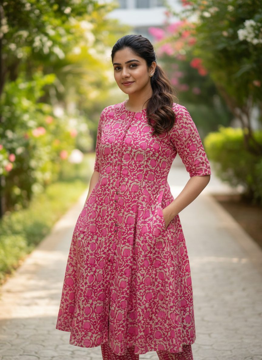 Co-ord Set (Kurti & Pant) (IB106)