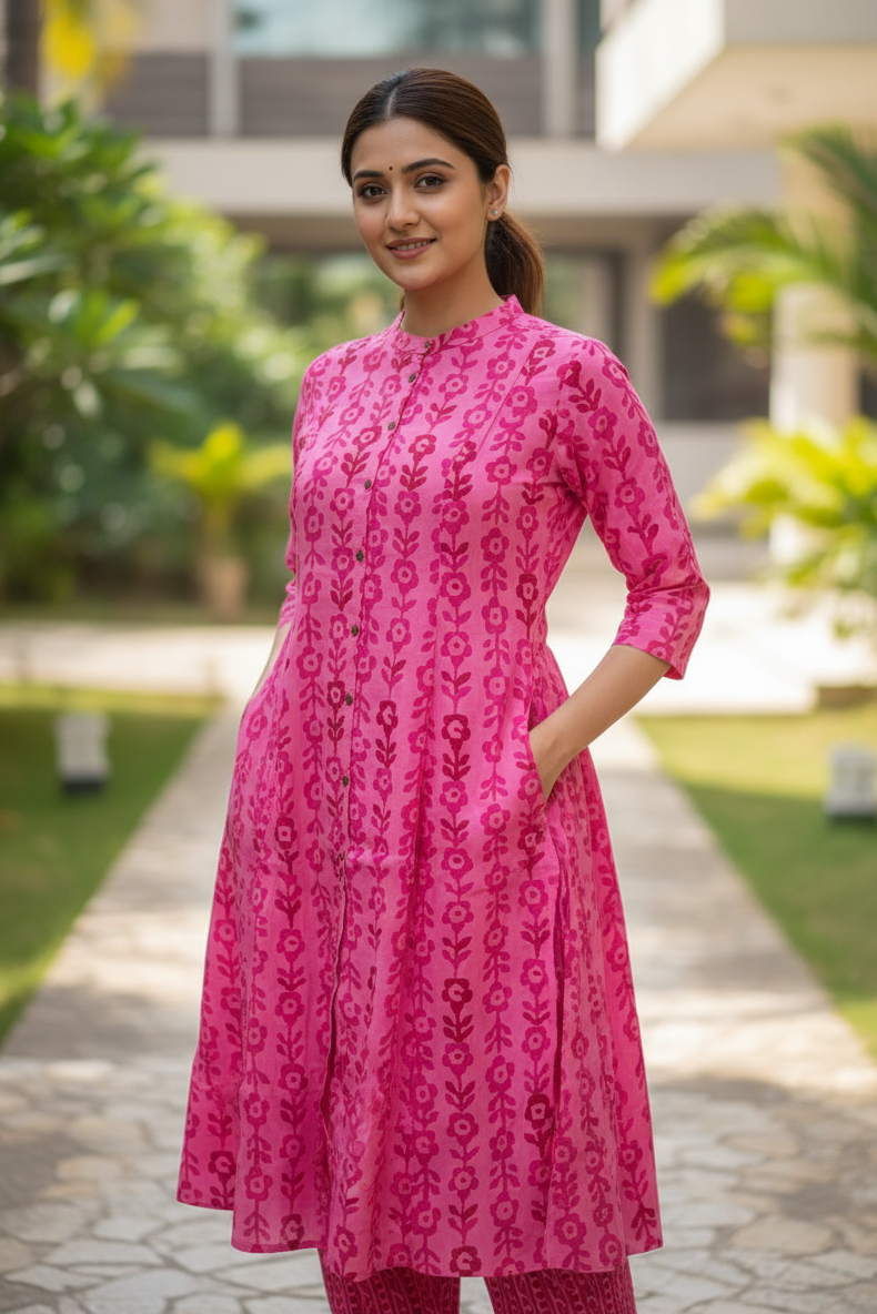 Co-ord Set (Kurti & Pant) (IB108)