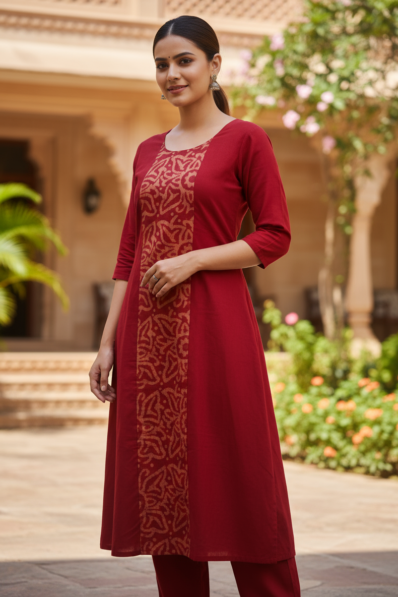 Co-ord Set (Kurti & Pant) (IB116)