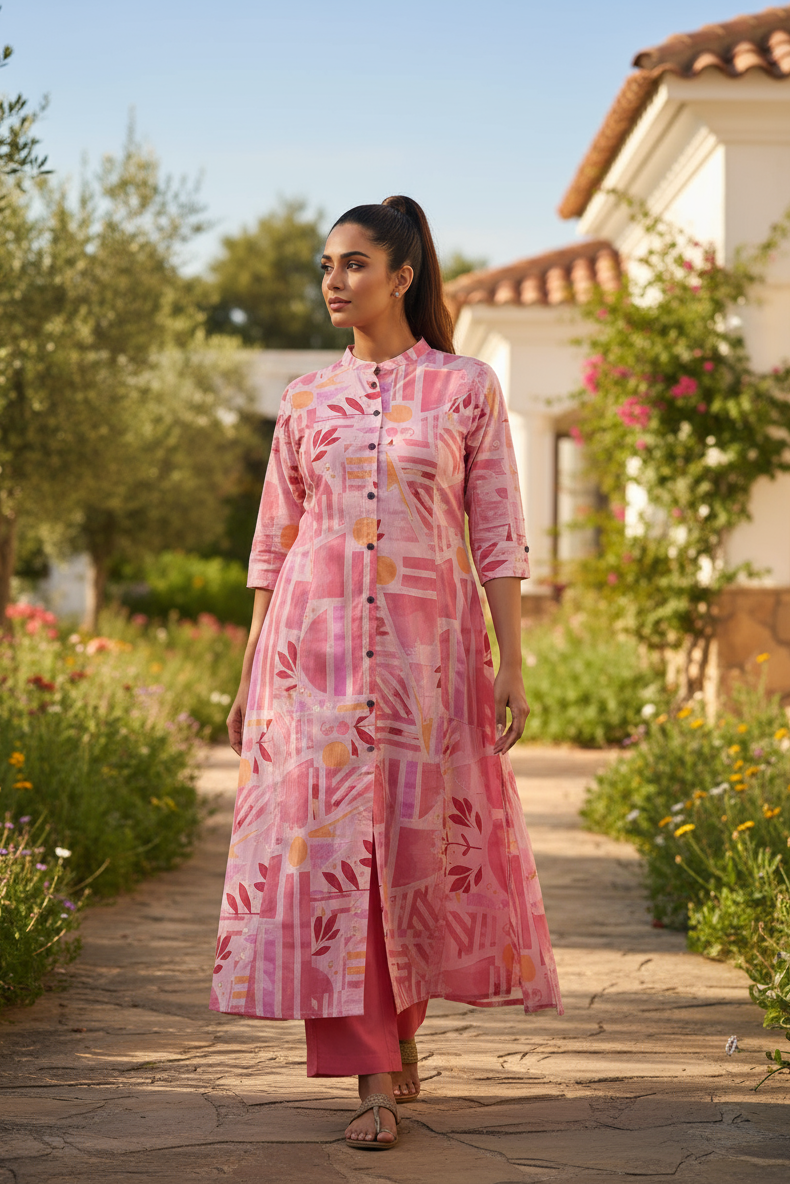 Co-ord Set (Kurti & Pant) (IB101)