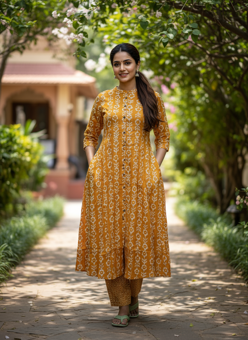 Co-ord Set Kurti & Pant (IB103)