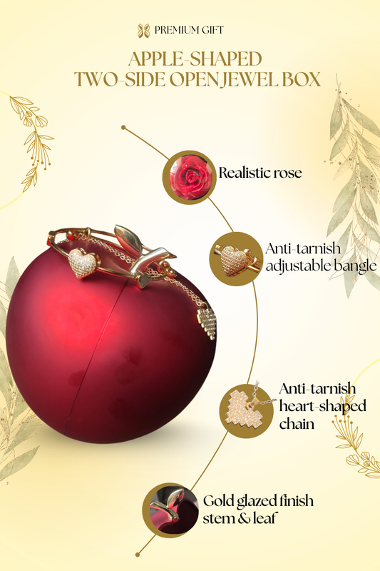 Apple-Shaped Jewel Box