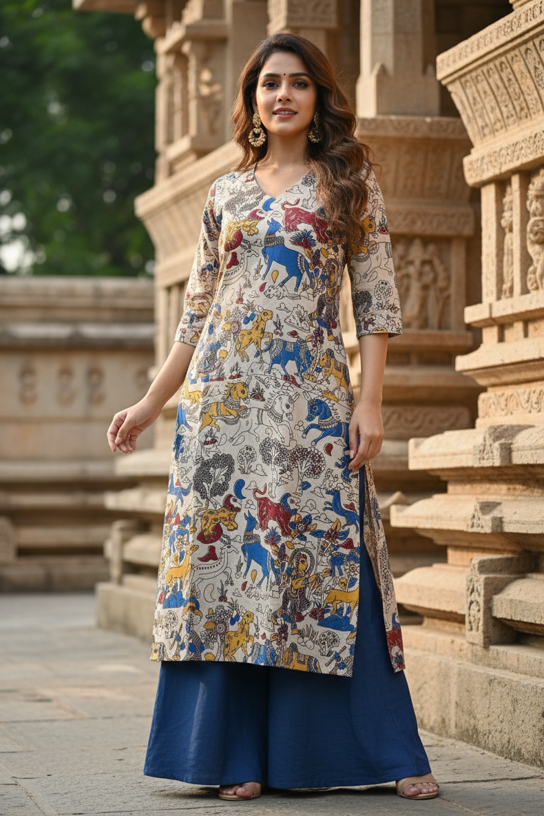Kalamkari Kurti (IB055)
