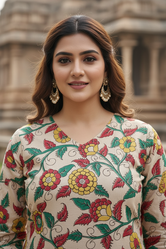 Kalamkari Kurti (IB056)