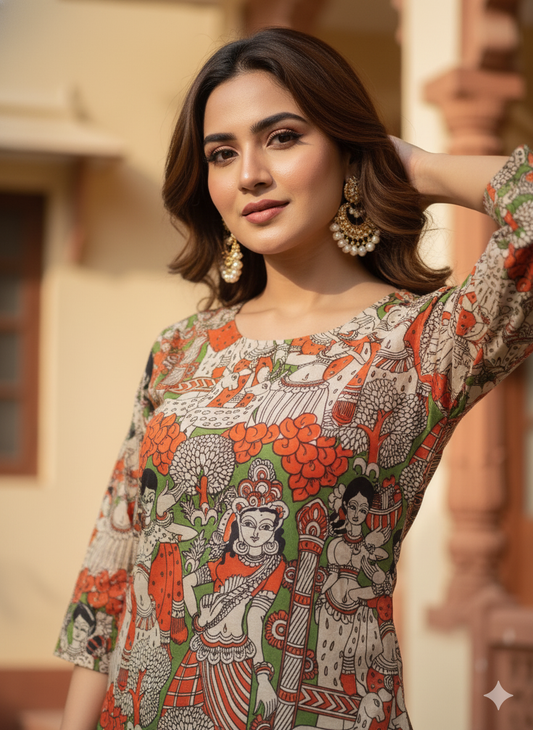 Kalamkari Kurti (IB139)