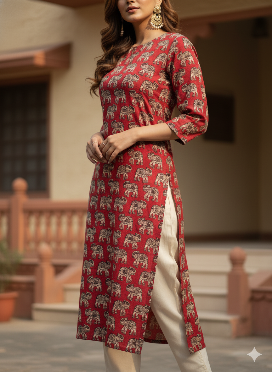 Kalamkari Kurti (IB140)