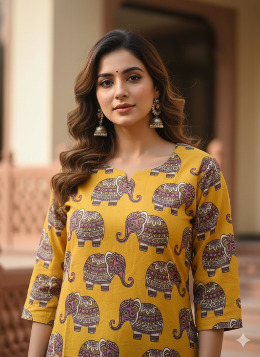 Kalamkari Kurti (IB141)