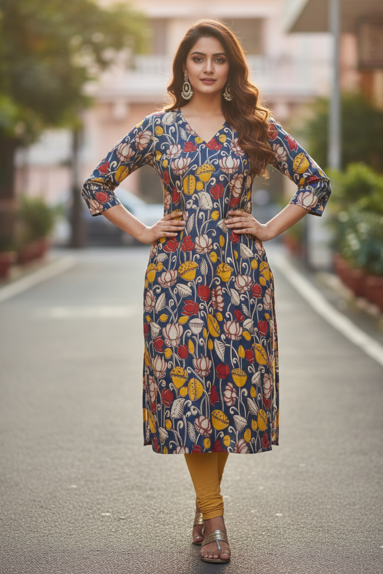 kalamkari kurti