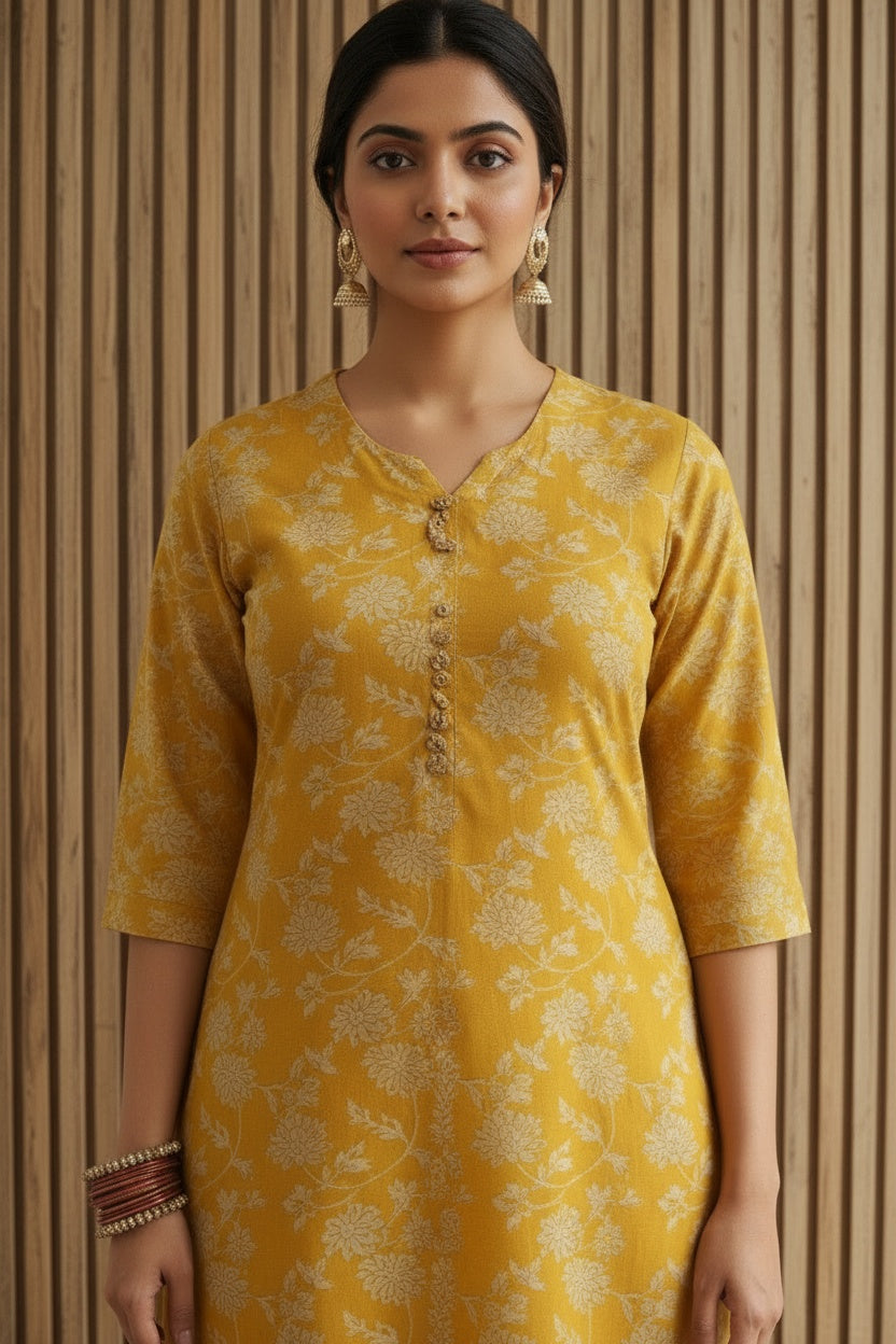 Detail shot of Daily Wear Kurti (IB002)