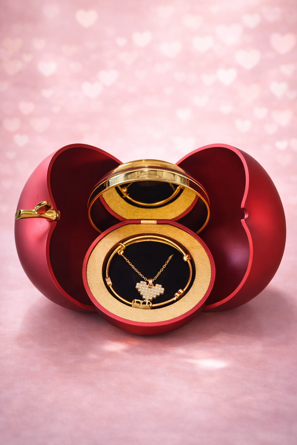 Apple-Shaped Jewel Box