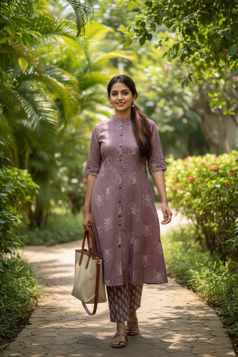 Co-ord Set (Kurti & Pant) (IB105)