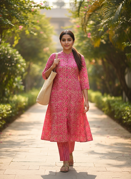 Co-ord Set (Kurti & Pant) (IB106)