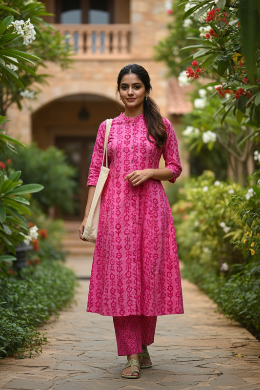 Co-ord Set (Kurti & Pant) (IB108)