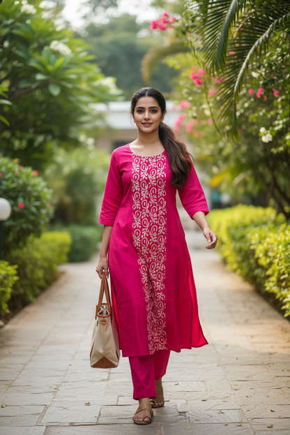 Co-ord Set (Kurti & Pant) (IB114)