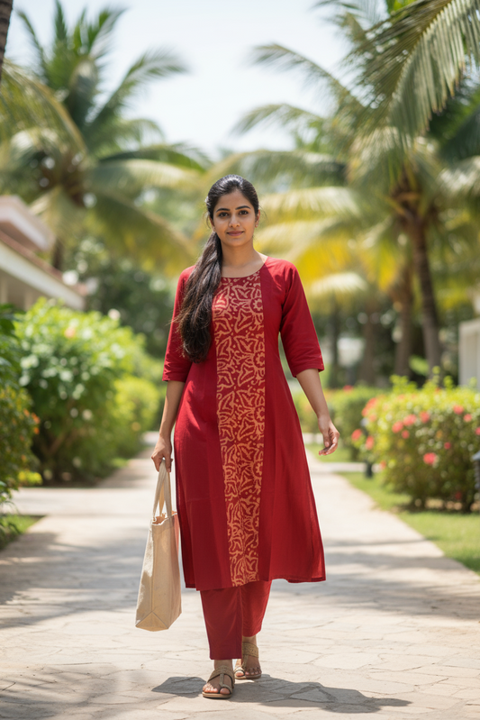 Co-ord Set (Kurti & Pant) (IB116)