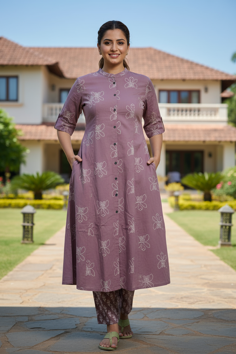 Co-ord Set (Kurti & Pant) (IB105)