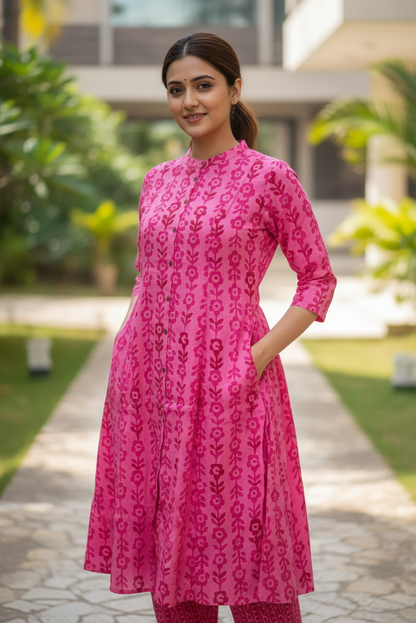 Co-ord Set (Kurti & Pant) (IB108)