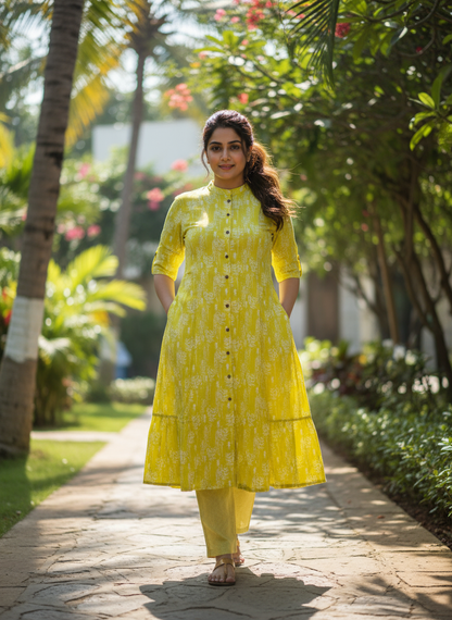 Co-ord Set (Kurti & Pant) (IB109)