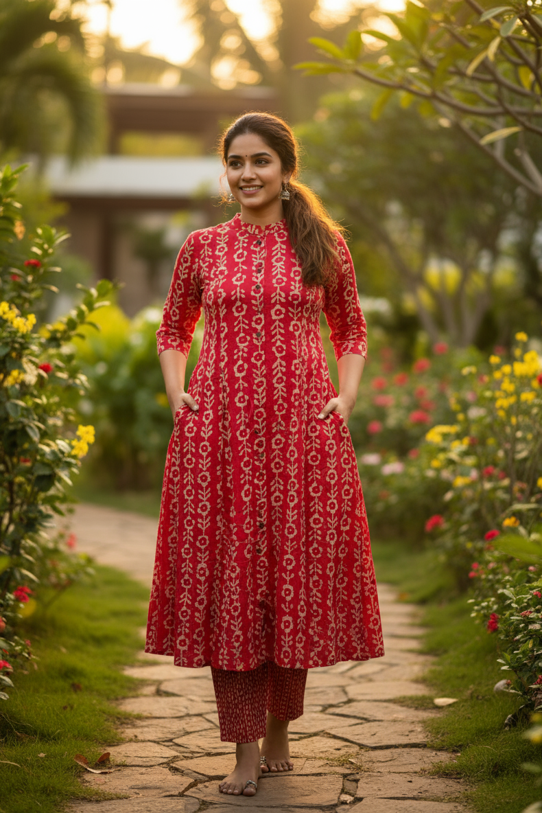 Co-ord Set (Kurti & Pant) (IB111)