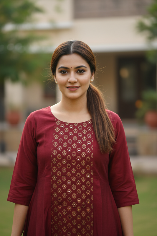 Co-ord Set (Kurti & Pant) (IB117)