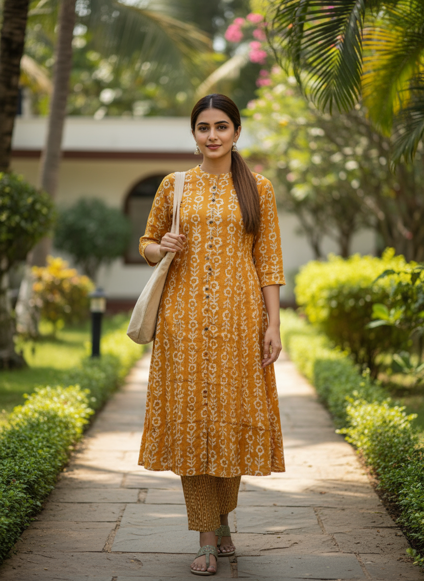 Co-ord Set Kurti & Pant (IB103)