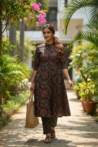 Co-ord Set (Kurti & Pant) (IB113)