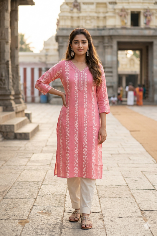 Pastel Pink Daily Wear (IB0383)