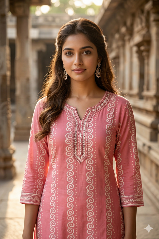 Pastel Pink Daily Wear (IB0383)