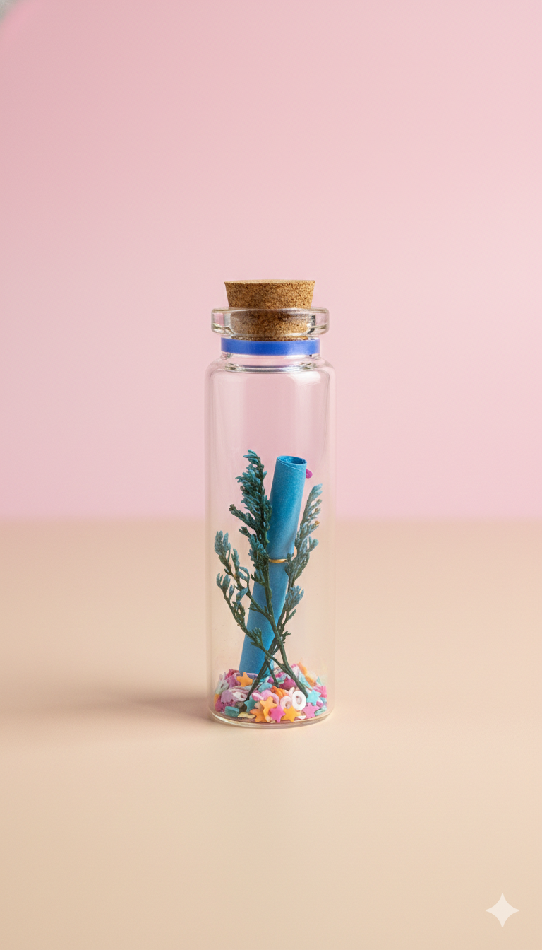 Mini Love Message Bottle Gift Set-pack of 12