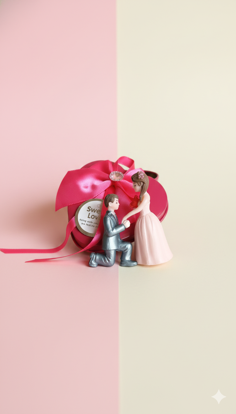Miniature Romantic Couple