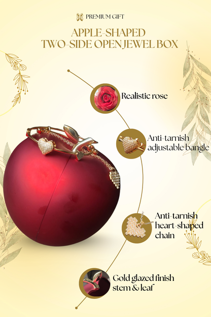 Apple-Shaped Jewel Box
