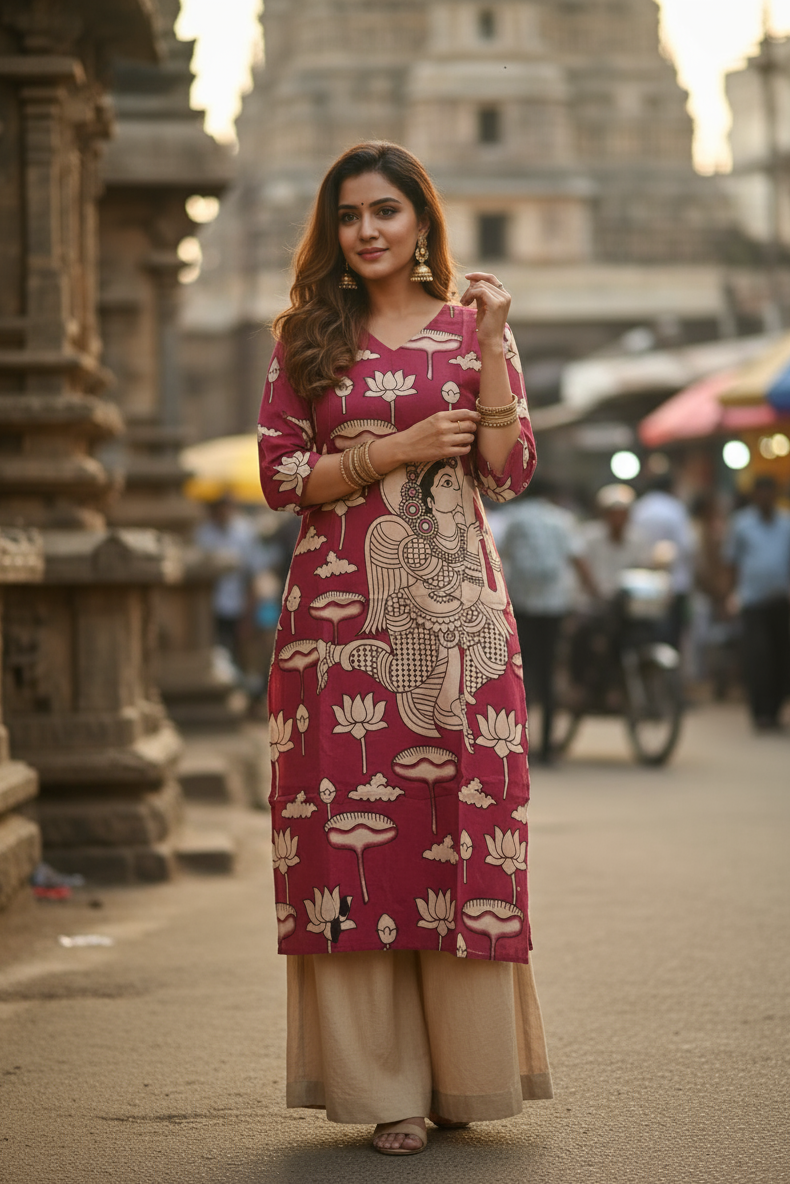 Kalamkari Kurti (IB044)
