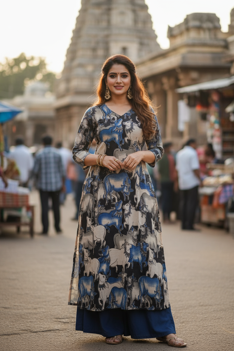 Kalamkari Kurti (IB054)