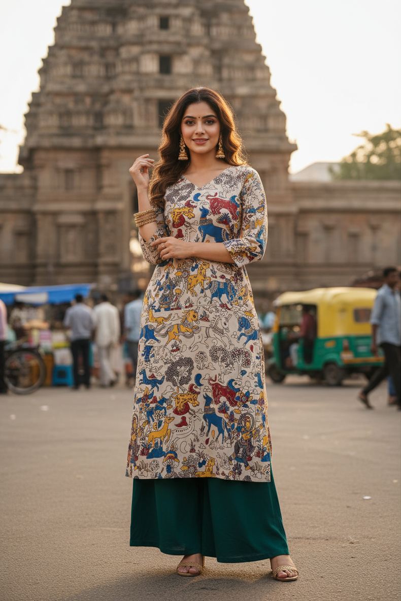 Kalamkari Kurti (IB055)
