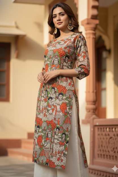 Multi-Color Kalamkari (IB0139)