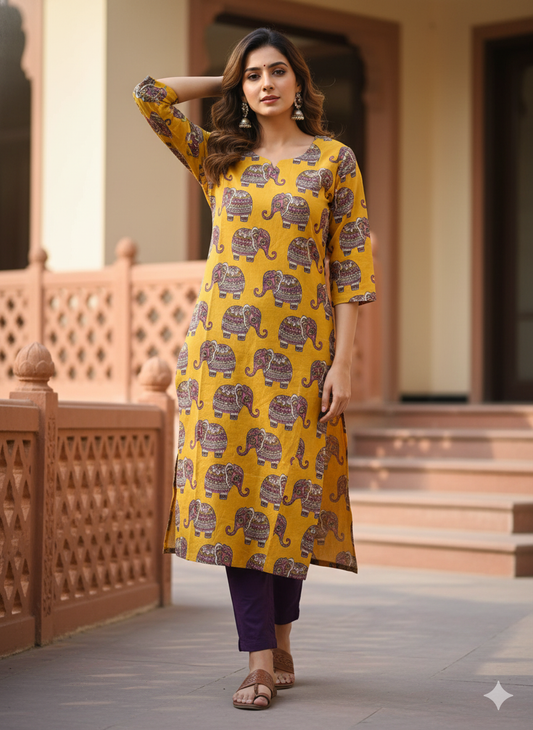 Kalamkari Kurti (IB141)