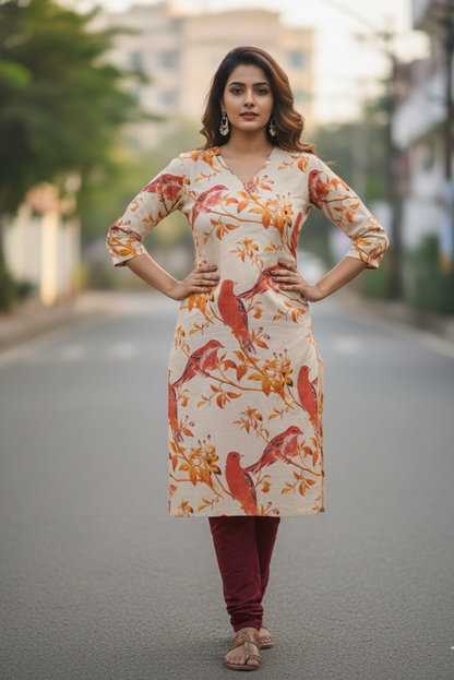 Kalamkari Kurti (IB0203)