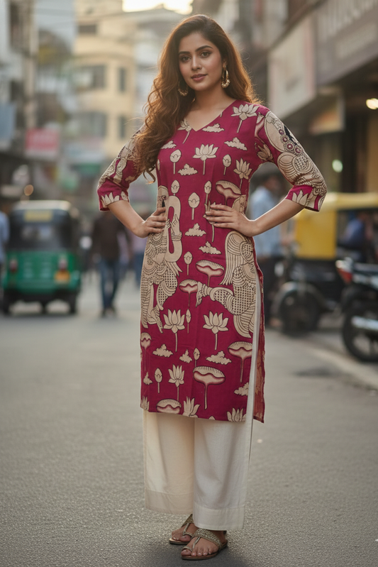 Kalamkari Kurti (IB0205)