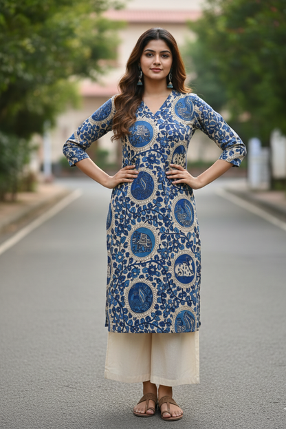 Kalamkari Kurti (IB0220)