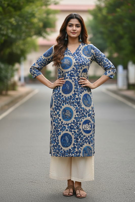 Kalamkari Kurti (IB0220)