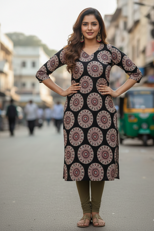 Kalamkari Kurti (IB0223)
