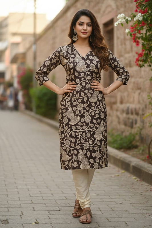 Kalamkari Kurti (IB0227)