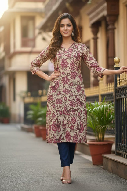 Kalamkari Kurti (IB0228)