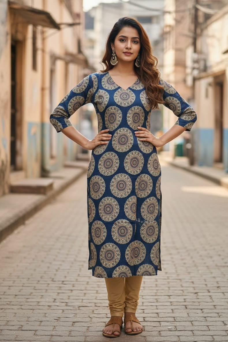 Kalamkari Kurti (IB0231)
