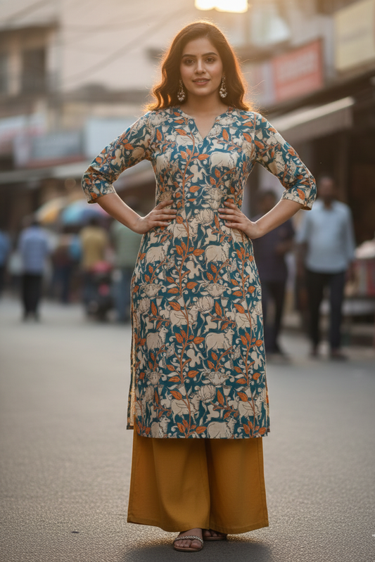 Kalamkari Kurti (IB0234)