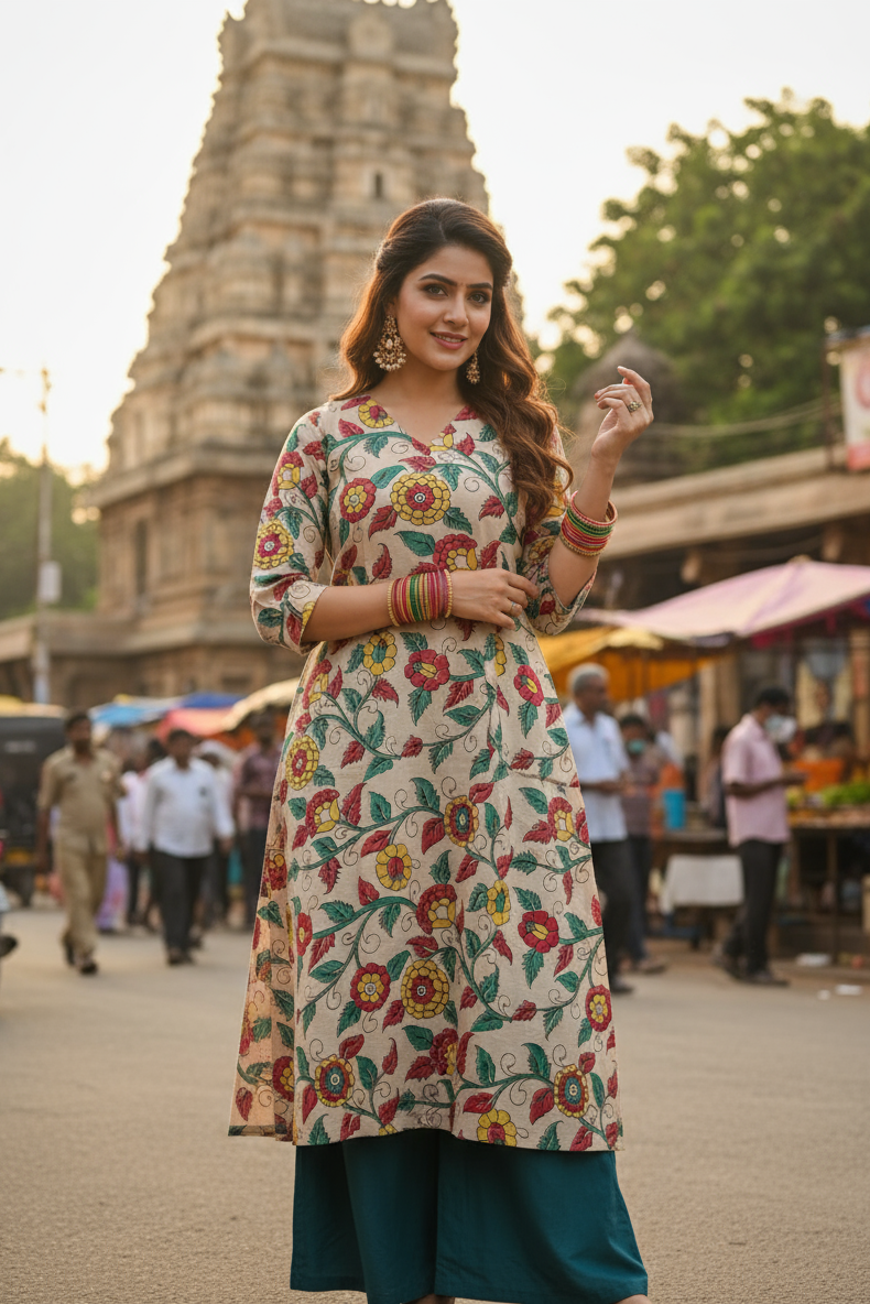 Kalamkari Kurti (IB056)