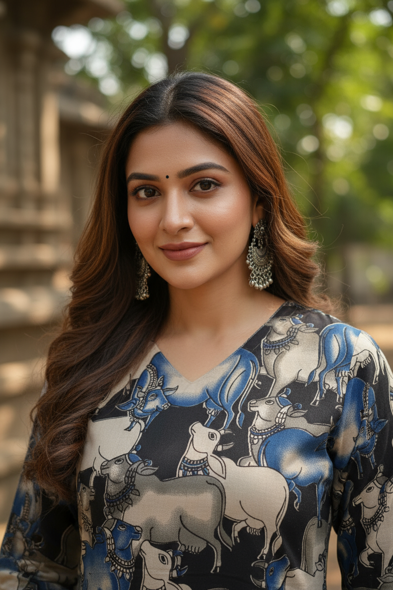 Kalamkari Kurti (IB054)