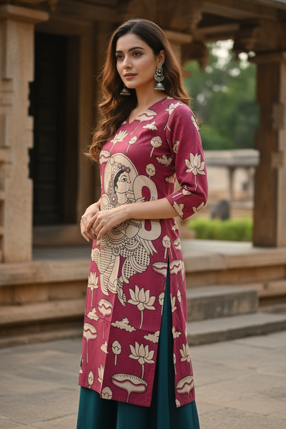 Kalamkari Kurti (IB044)