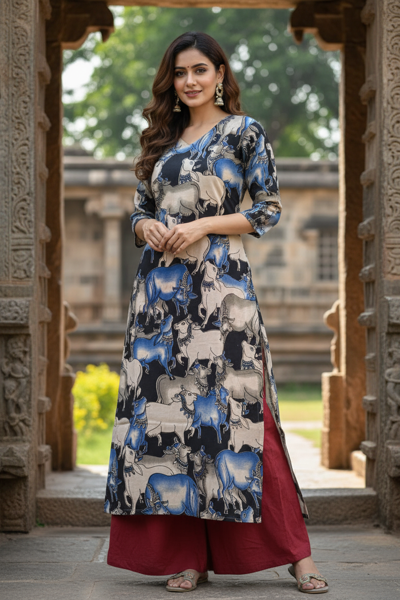 Kalamkari Kurti (IB054)